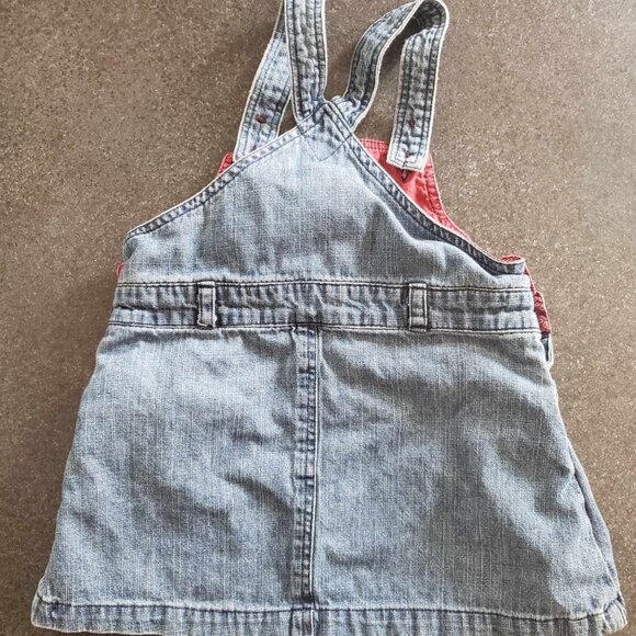 Denim overall Dress 12-18M - Picture 2 of 3